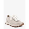 Suede sneakers with Monili embellishment