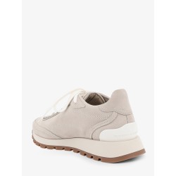 Suede sneakers with Monili embellishment