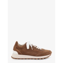 Suede sneakers with Monili embellishment