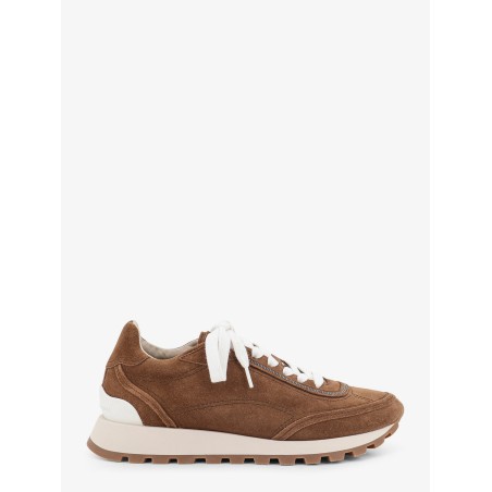 Suede sneakers with Monili embellishment