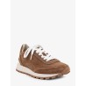 Suede sneakers with Monili embellishment
