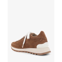 Suede sneakers with Monili embellishment