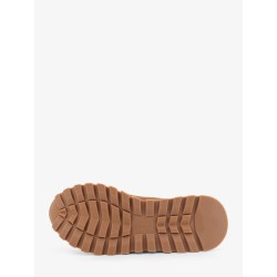 Suede sneakers with Monili embellishment