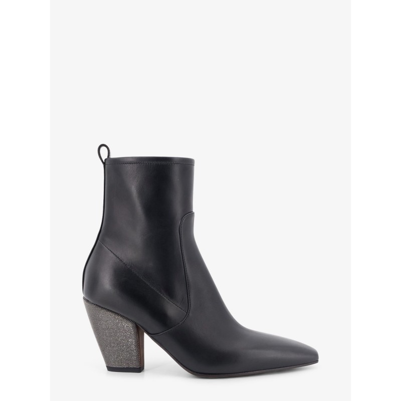 Precious Heel leather ankle boots