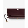 Andiamo Suede Clutch with Intrecciato pattern