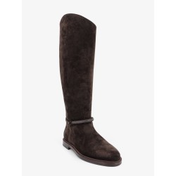 Precious Strap Suede Boots