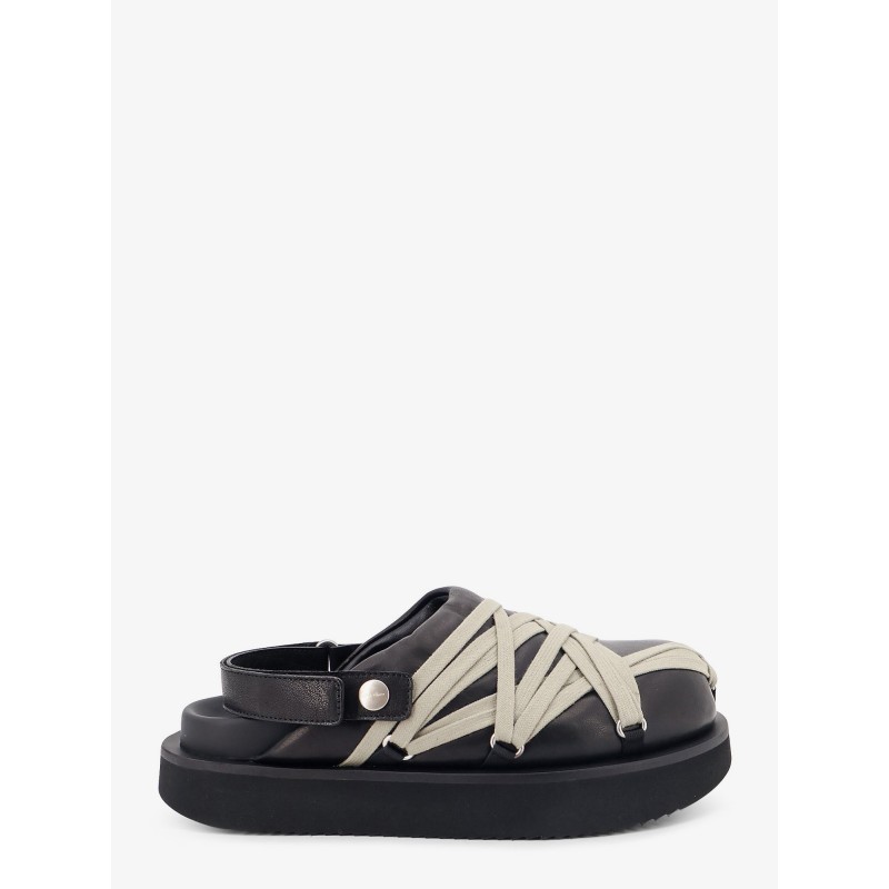 Padded Megalace Platform leather sandals