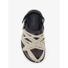 Padded Megalace Platform leather sandals