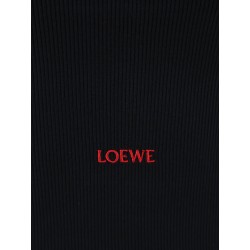 Cotton tank top with all-over logo lettering embroidery