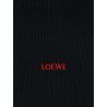 Cotton tank top with all-over logo lettering embroidery