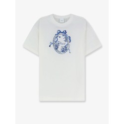 Dioriviera Cotton T-Shirt with Toile de Jouy Floral Garden Print