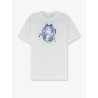 Dioriviera Cotton T-Shirt with Toile de Jouy Floral Garden Print