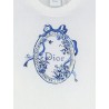 Dioriviera Cotton T-Shirt with Toile de Jouy Floral Garden Print