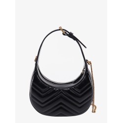 GG Marmont quilted leather shoulder bag with metal GG logo