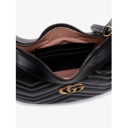 GG Marmont quilted leather shoulder bag with metal GG logo