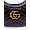 GG Marmont quilted leather shoulder bag with metal GG logo