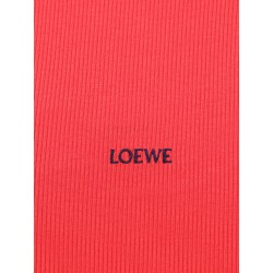 Cotton tank top with all-over embroidered logo lettering