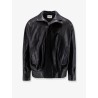 Paulo black leather jacket