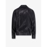 Paulo black leather jacket