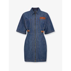 Chambray Denim Chemisier Dress