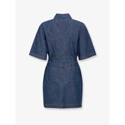 Chambray Denim Chemisier Dress