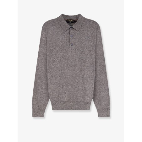 Ice Wish mélange cotton polo shirt