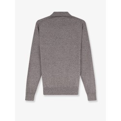 Ice Wish mélange cotton polo shirt