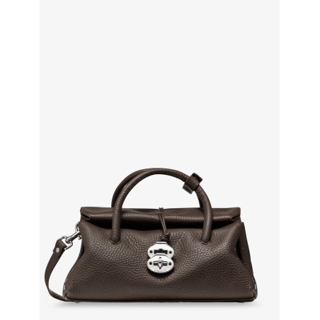 Dotta® Small Hammered Leather crossbody bag