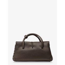 Dotta® Small Hammered Leather crossbody bag