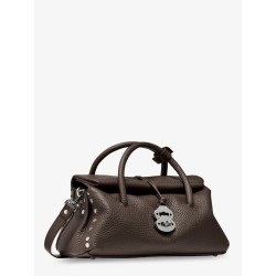 Dotta® Small Hammered Leather crossbody bag