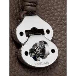 Dotta® Small Hammered Leather crossbody bag