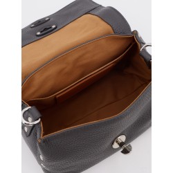 Postina® Baby hammered leather crossbody bag