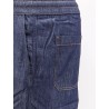 Jeans with adjustable drawstring
