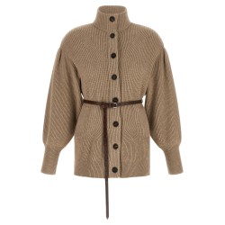 English half-ribbed cardigan