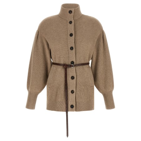 English half-ribbed cardigan