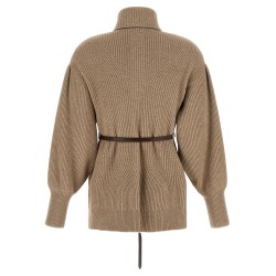 English half-ribbed cardigan