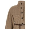 English half-ribbed cardigan