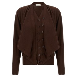 'Trompe L'Oeil' effect cardigan