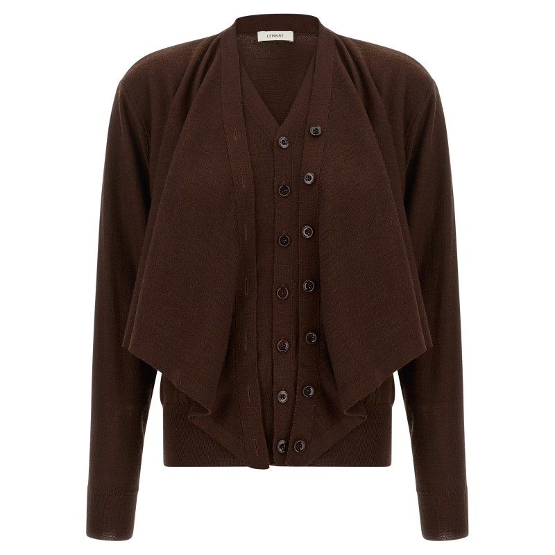 'Trompe L'Oeil' effect cardigan