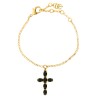 Crystal cross bracelet