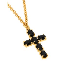 Crystal cross bracelet