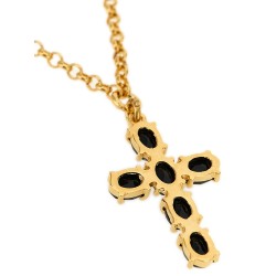 Crystal cross bracelet