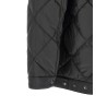 Quilted down jacket with logo
