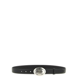 Oval buckle belt