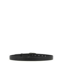 Oval buckle belt