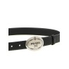 Oval buckle belt