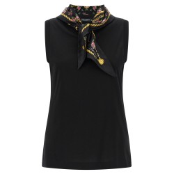 T-shirt with scarf