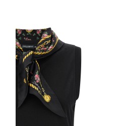 T-shirt with scarf