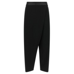 Asymmetrical panel pants
