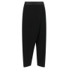 Asymmetrical panel pants